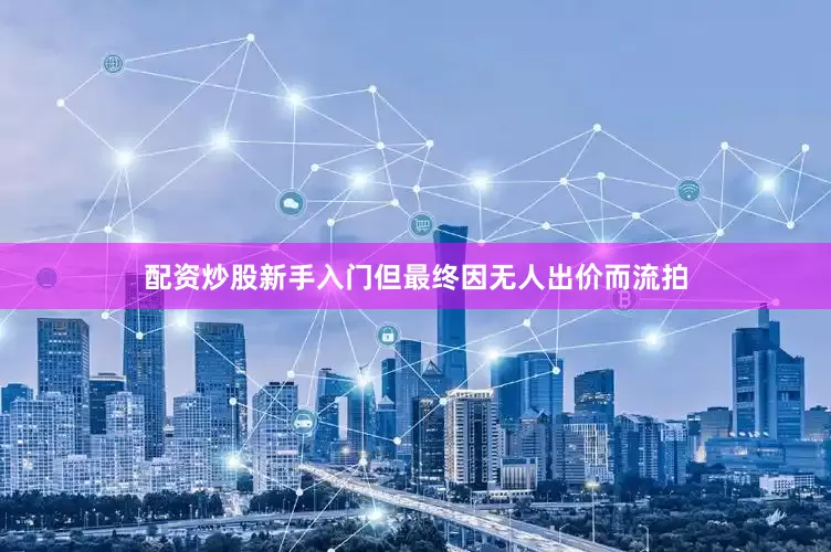 配资炒股新手入门但最终因无人出价而流拍